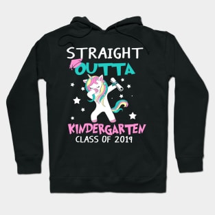 Straight Outta Kindergarten Class Of 2019 Graduation Hoodie